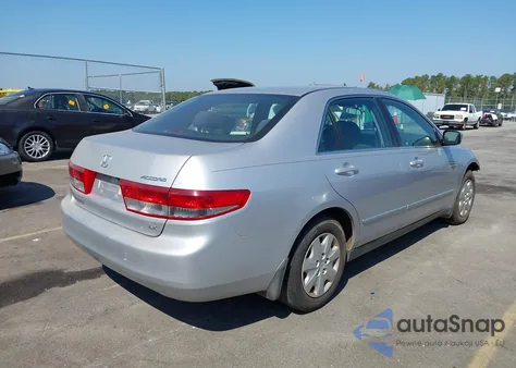 2003 Honda Accord 2.4 Lx из США, поврежденный, VIN 1HGCM56353A067404